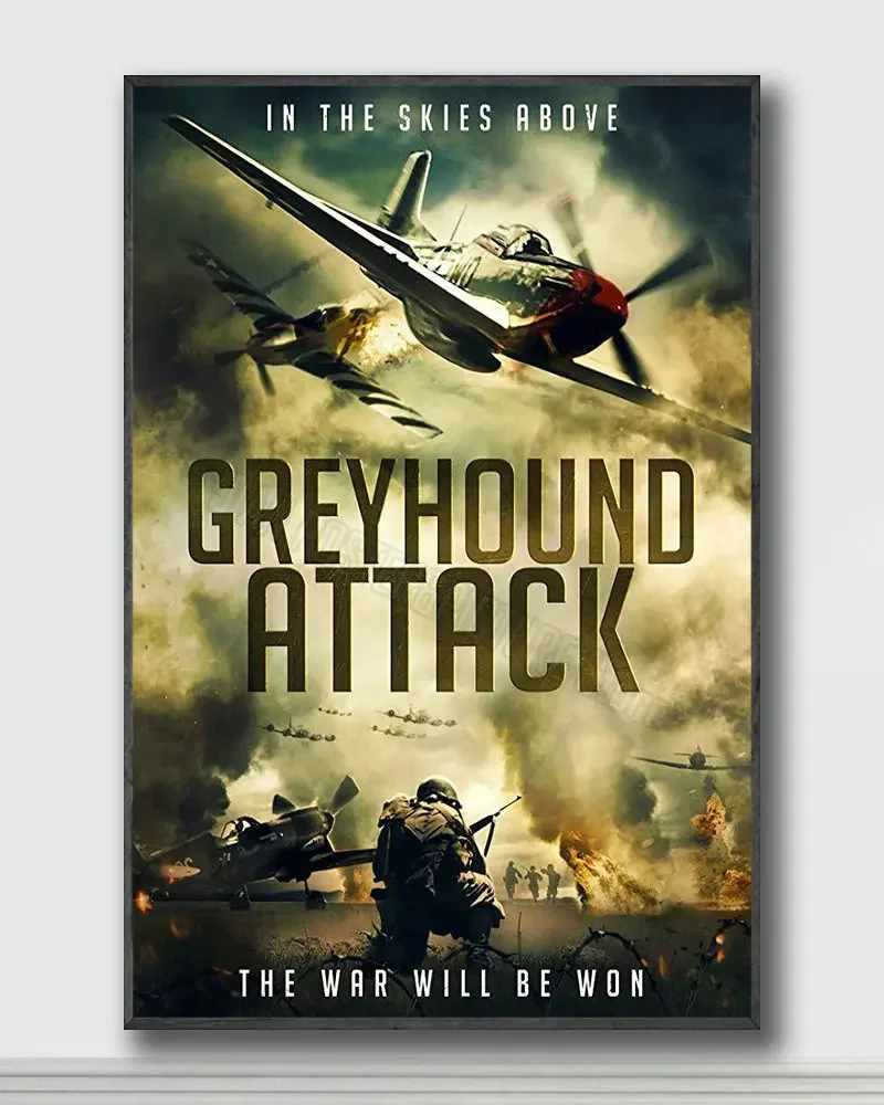 NJ302 Greyhound Attack Movie Silk Posters and Prints wall art Art Poster Home Decor
