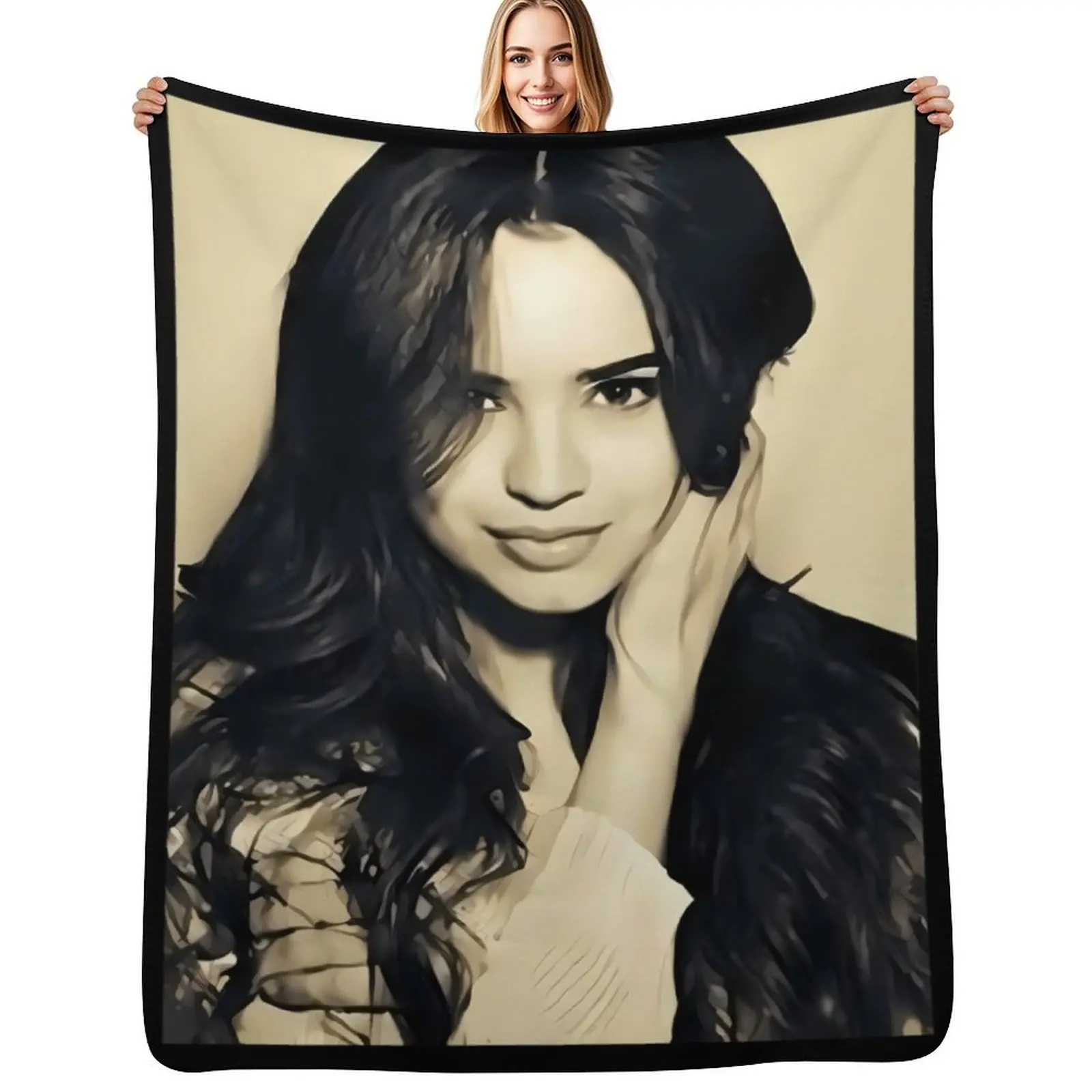 

Sofia Carson - Album 1 Throw Blanket Blankets Sofas Of Decoration Decoratives warm winter Winter beds Blankets