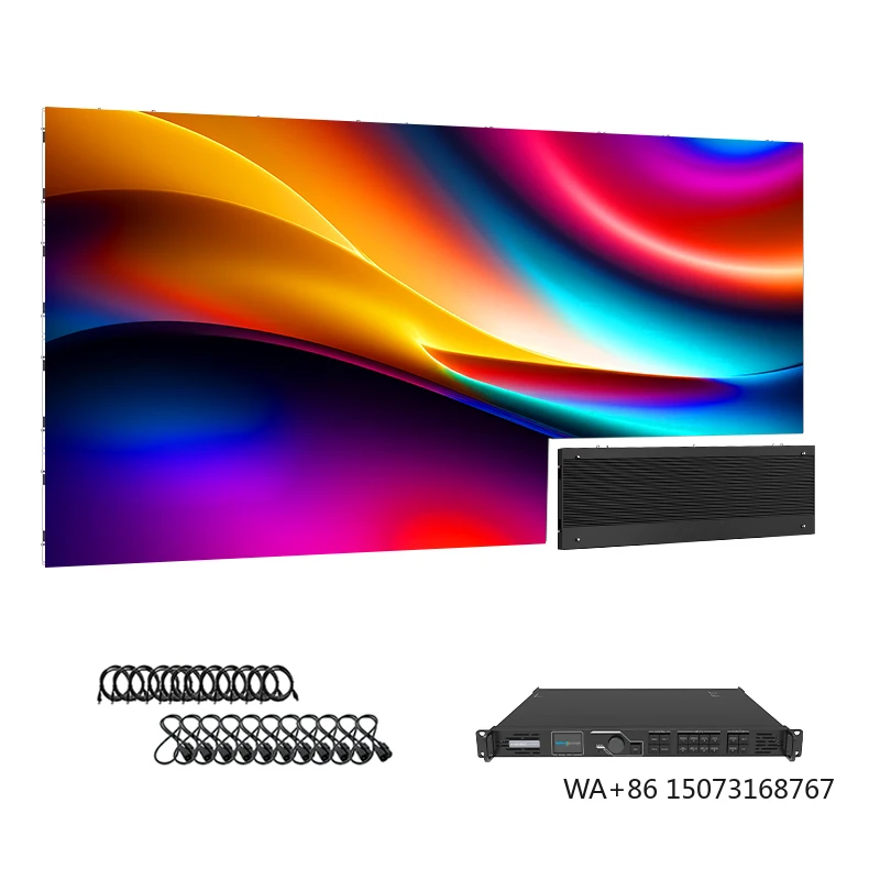 

Small Pixel Pitch P2.5 LED Display Indoor Ultra Thin Engineering Architecture Advertising Video Wall Control Processing System