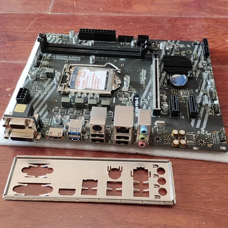 

Used H410M PRO-E Motherboard LGA1200 Support 10th Gen CPU DDR4 HDMI VGA DVI for MSI