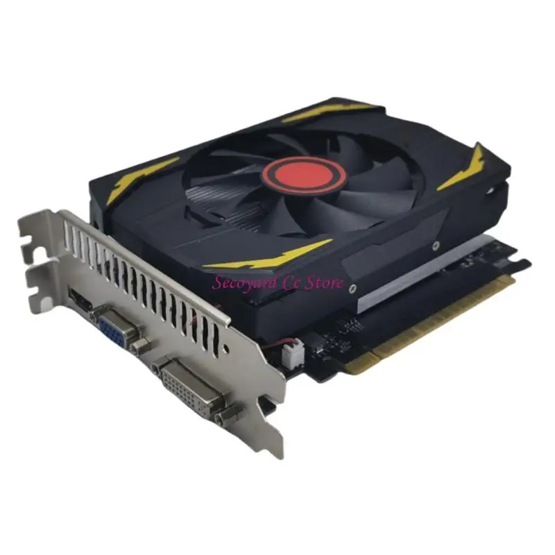 N3UC GTX750TI High Performances Gaming Graphics Card 4GB DDR5 128bit 350W Eficiente energia Dois fãs resfriamento Suporte