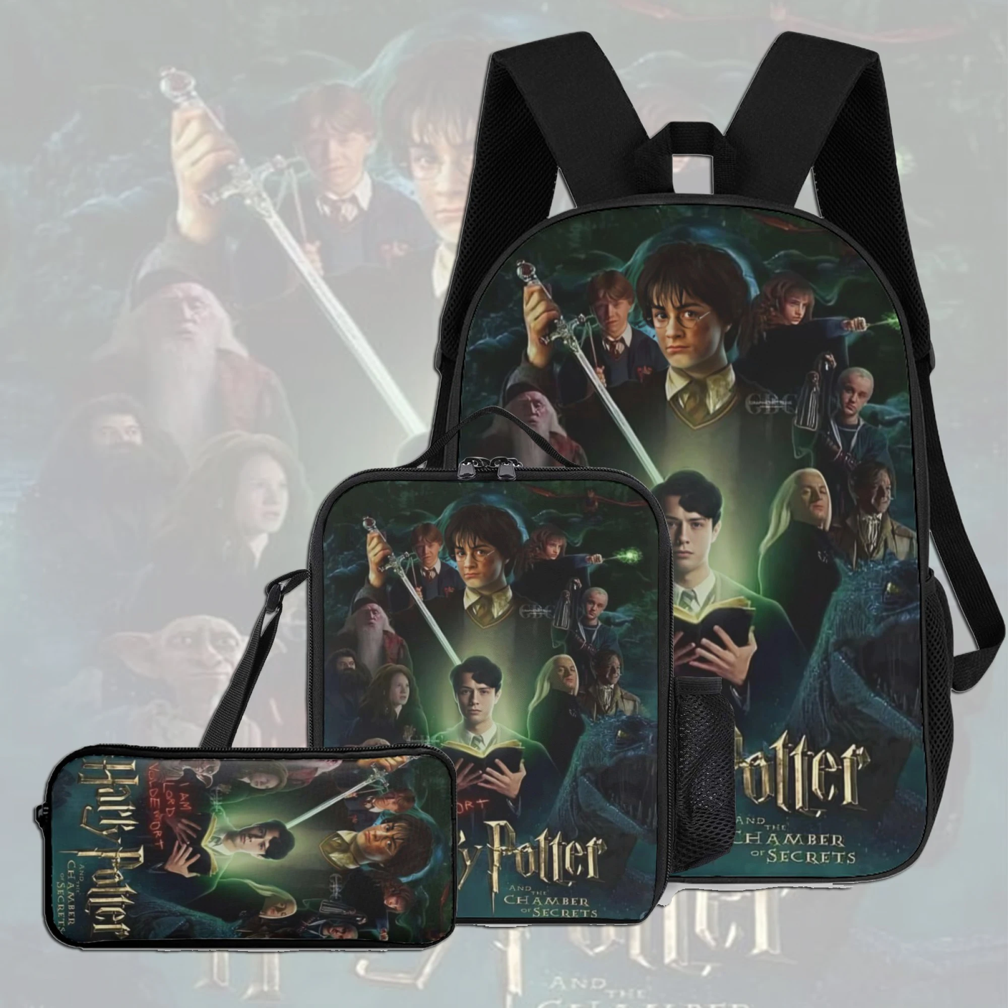 

Волшебный школьный рюкзак Harrys Potters для дошкольников, детского сада, школьный рюкзак для мальчиков и девочек, детский рюкзак, спортивный 17 комплектов сумок