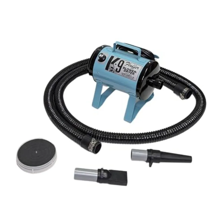 

Мощная портативная сушилка-фен K9 Fluffer для собак и других домашних животных, синяя (ECC)