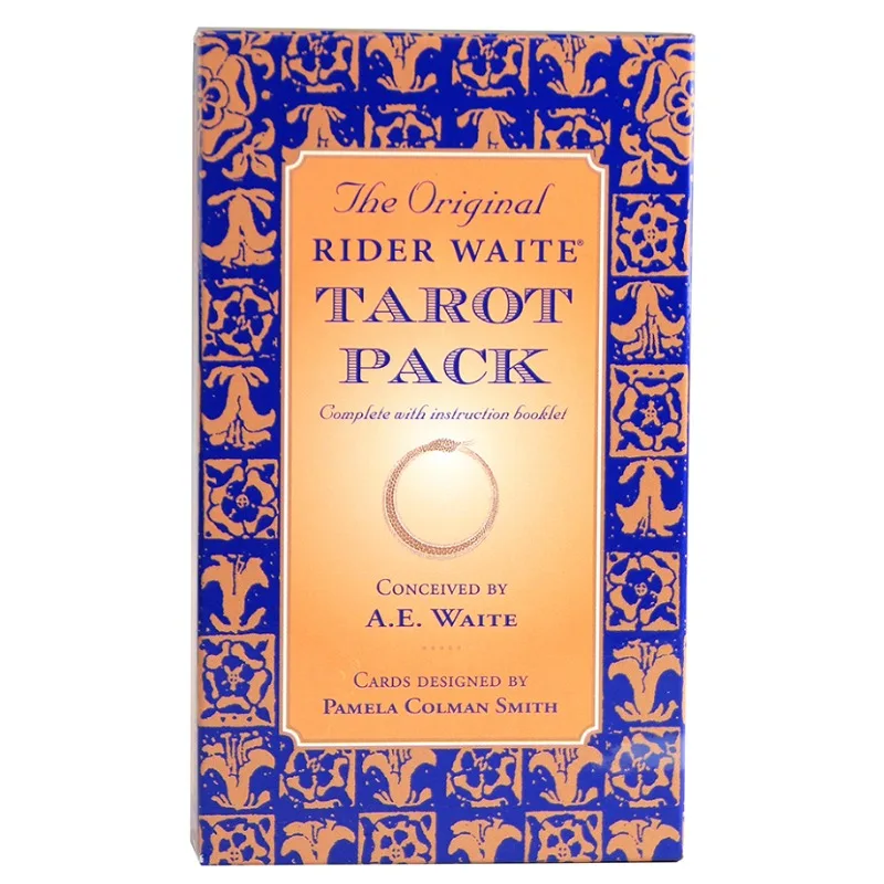 10.3*6cm Original Rider Waite Tarot Deck 78 Pcs Cards for Bbeginners Classic Edition