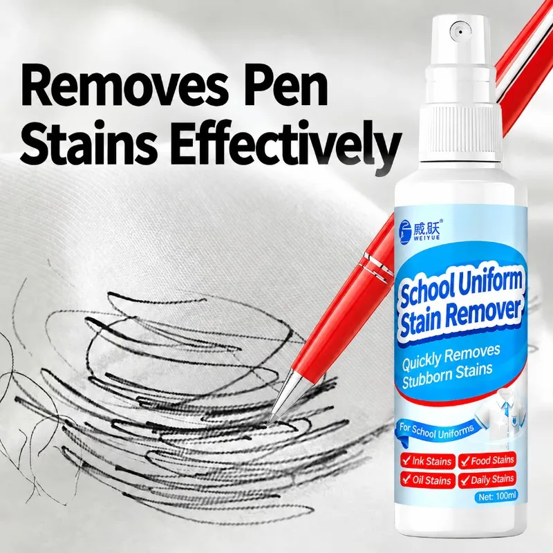 Pen Stain Remover, Marker Ink Eraser, Neutral Ballpoint Cleaner for Fabric, Watercolor & Oil-based Marking Discoloration