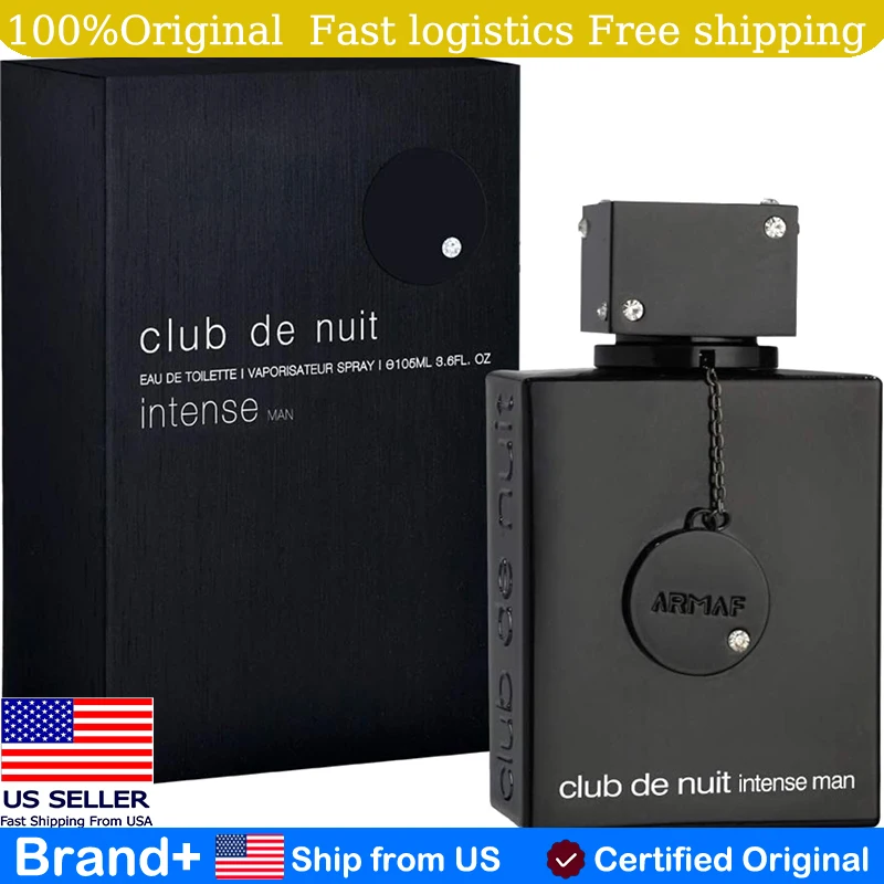 

Armaf Club De Nuit Intense Cologne for Men 3.6 Oz Eau De Toilette Spray Cologne Persistence Arabian Hair and Body Spray Portable