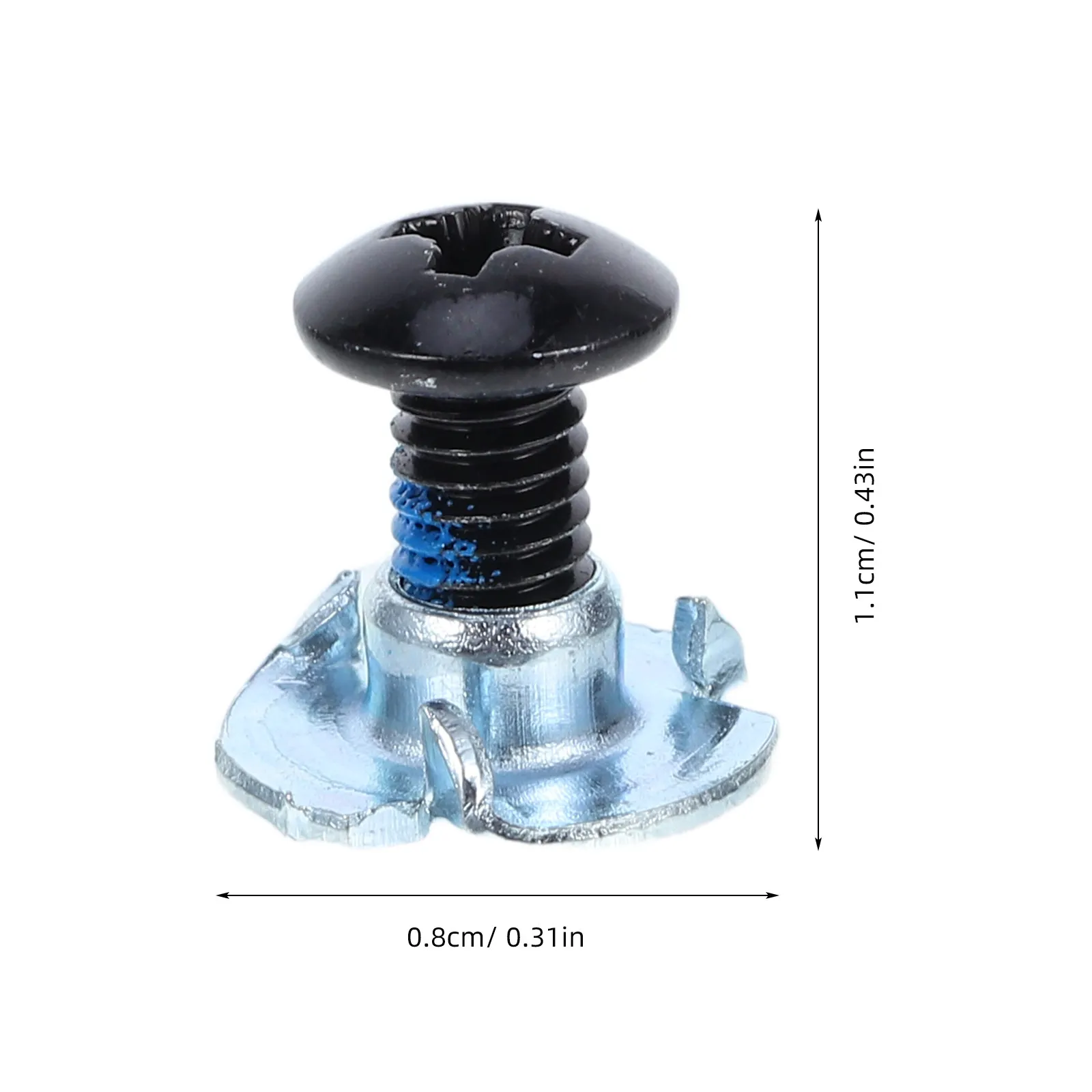 20 Sets Roller Skate Shoe Attachment Mounting Screws Parts Assembly Inline Replacement Buckle Protective Gear for Skating
