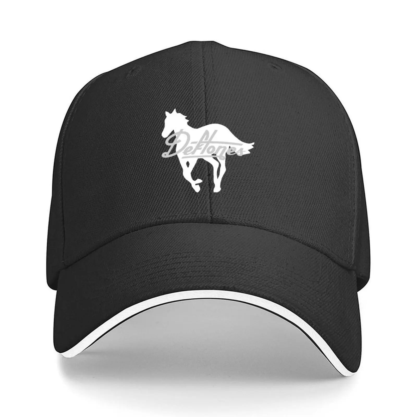 الأبيض تشغيل الحصان المهر قبعة بيسبول Sunhat الفاخرة رجل قبعة الشاطئ نزهة الرجال القبعات المألوف المرأة