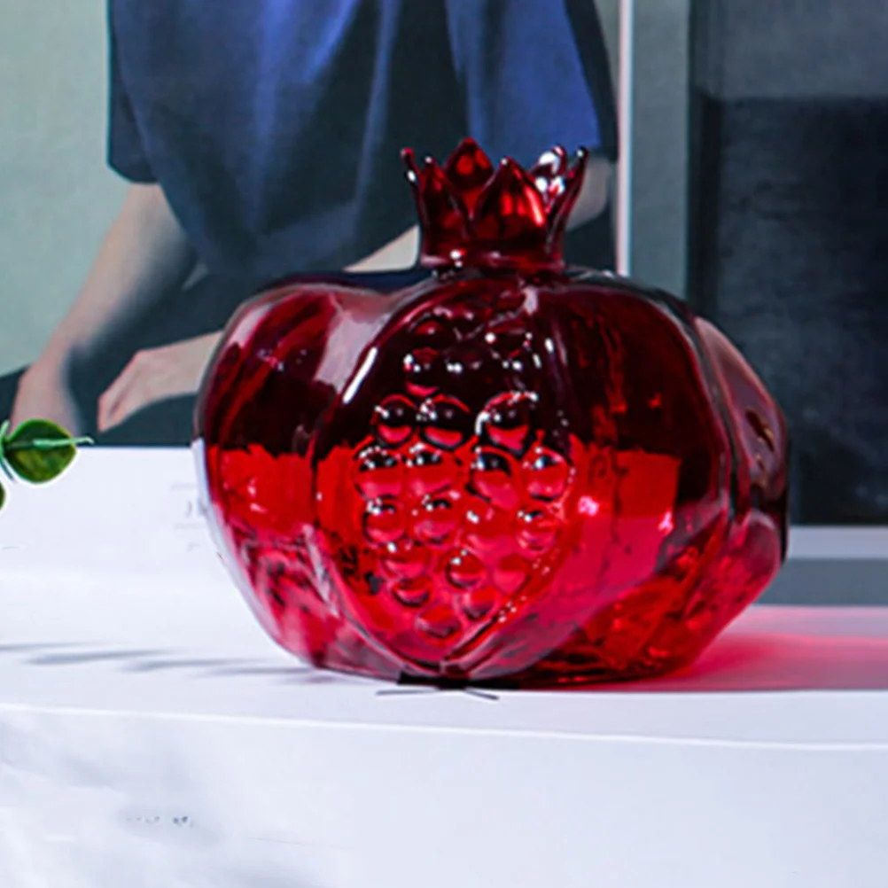 

2Pcs Pomegranate Fruit Shape Vase Nordic Flower Vase for Floral Arrangements Small Bud Vases Home Table Centerpiece