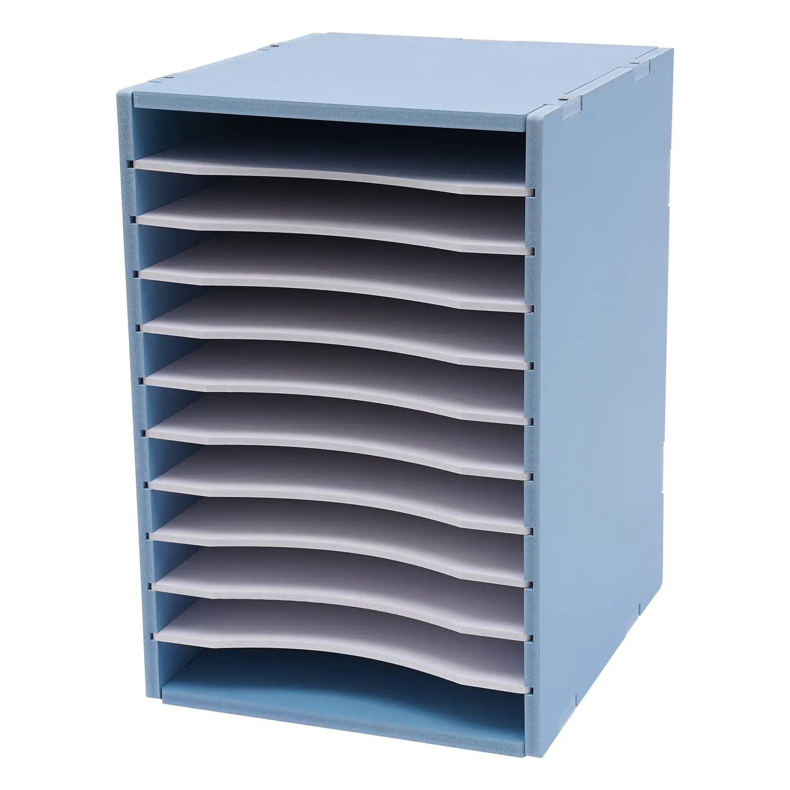 

11-Tier Desk Paper Organizer Mail Organizer with Adjustable Drawer Boards File Sorter Organizer Office Supplies Saving Space DIY