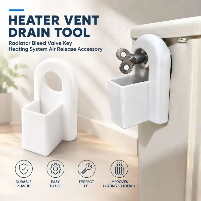 Heater Vent Drain Tool Radiator Bleed Valve Key Heating System Air Release Accessory