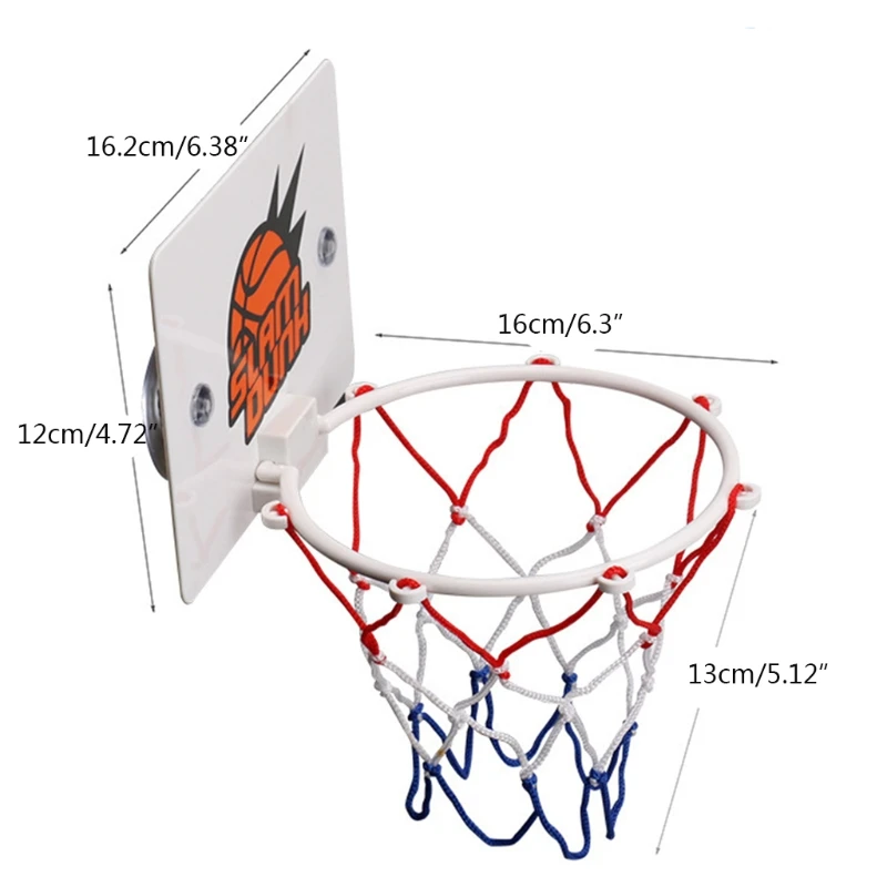 Mini basketbalring basketbalstandaard indoor spel inclusief 1 bal, 1 hoepel 1 pomp Interactieve speelgoedspeelset voor kinderen