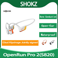 SHOKZ OpenRun Pro 2 S820 Bluetooth Earphone With Bone Conduction IP55 Waterproof Open Headphone Custom Sports Wireless Earphones