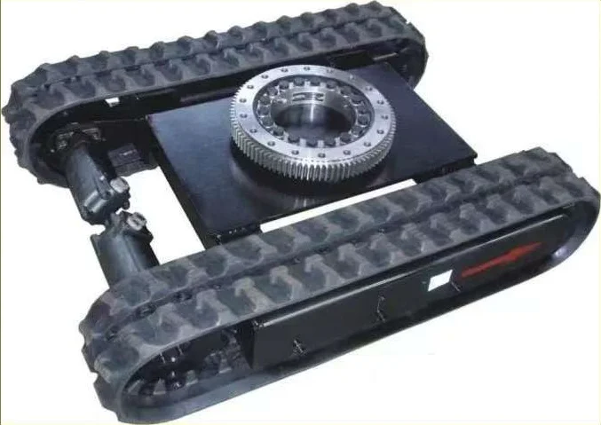 

1.8-180 Ton Alloy Steel Rubber Track Chassis for Construction Machinery-Excavators Drilling Rigs Tanks Excavator Parts