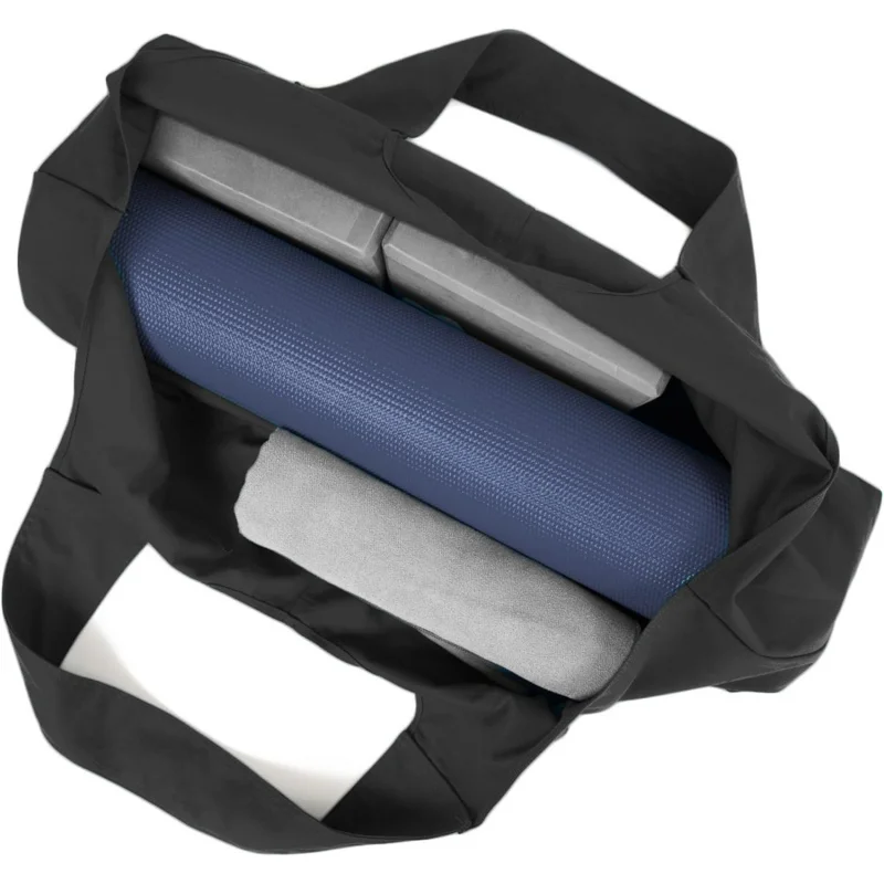 Multi-color Canvas Breathable Oversized Yoga Mat Bag Tote Sling Carrier with Side Pocket Fitness Clothing Travel Bag