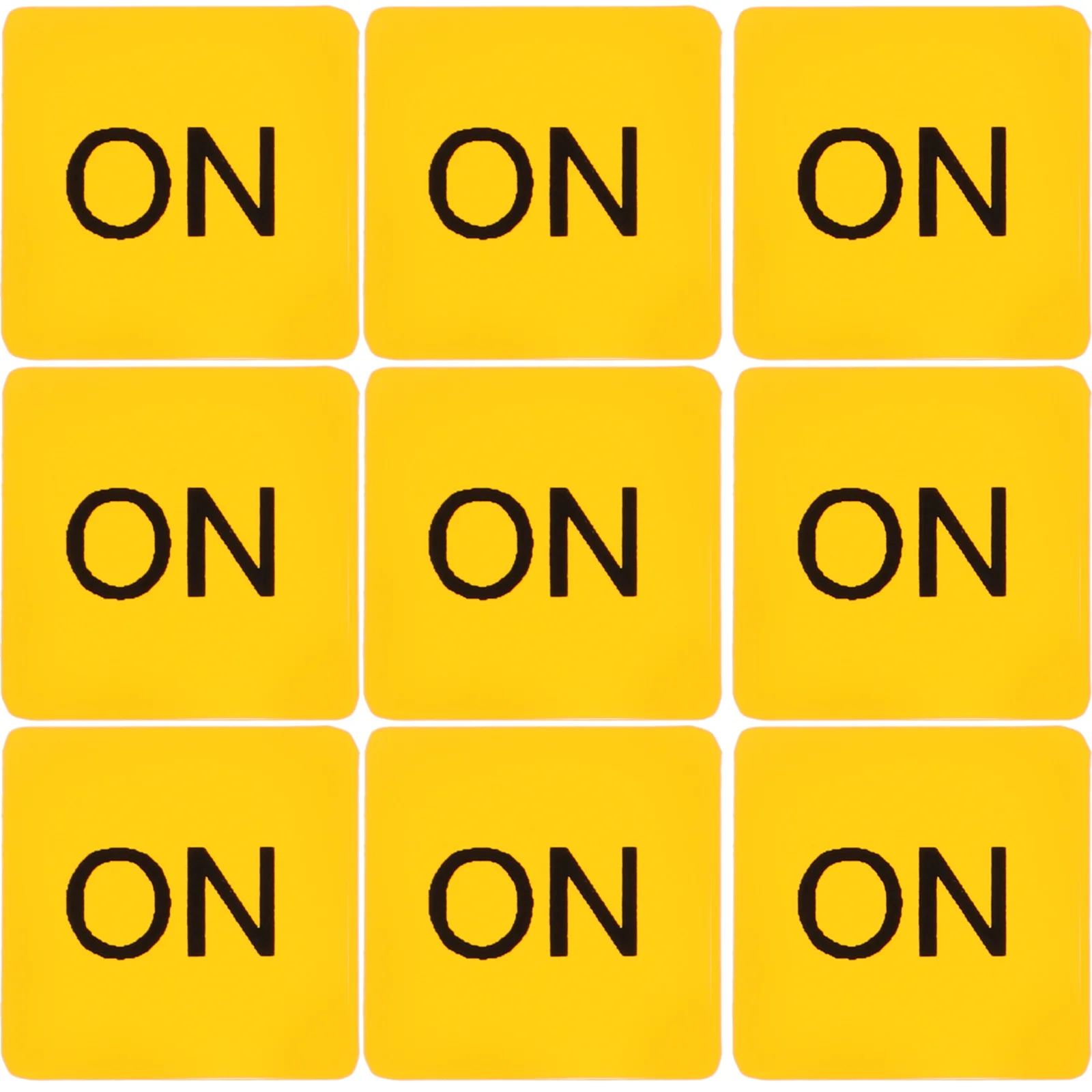 20 قطعة ملصق تشغيل/إيقاف ملصقات PVC لجهاز التبديل ضوء ملصق مائي المنزل مكتب مصنع الحمام المطبخ لاصق مائي