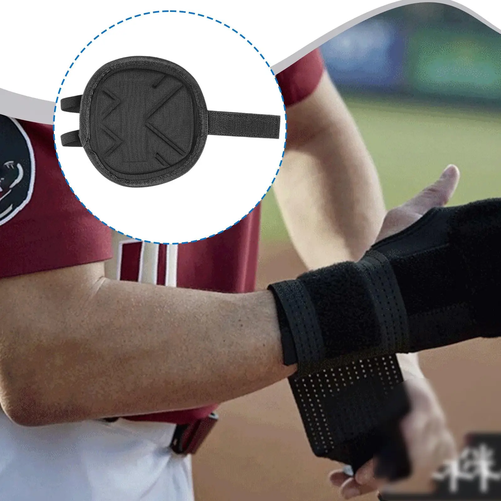 

Baseball Hand Back Pad Practical Comfort Easy to Wear Batting Hand Protector