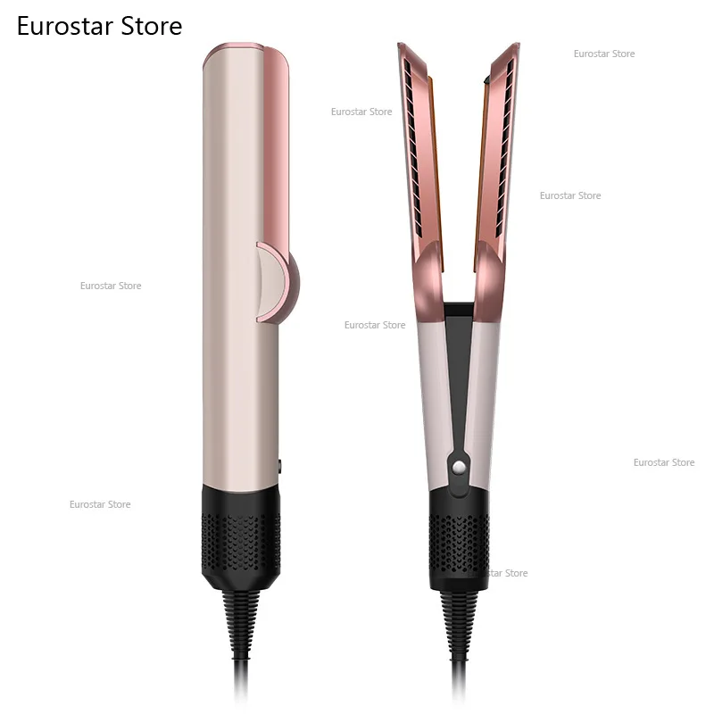 Professional 2-in-1 Hair Straightener And Dryer Heat-Up Flat Iron Compatible with Dyson Airstrait Hair Styling Tool