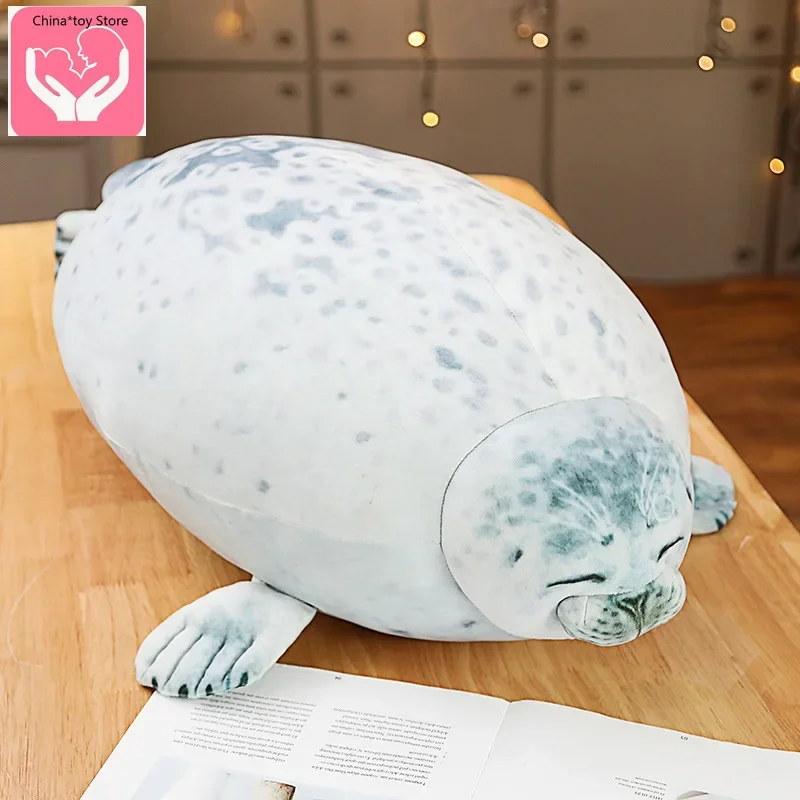 New Seal Pillow Popular Soft Plush Seal Doll Aquarium Plush Toy Pillow Pillow Plush  PP Cotton