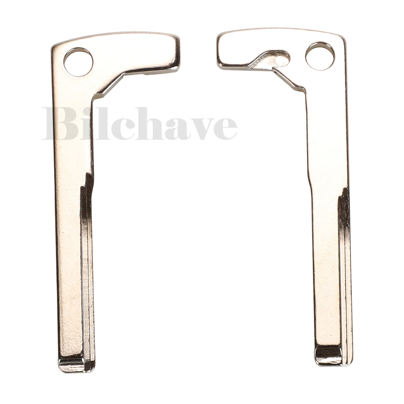 Jingyuqin For Mercedez Benz BGA Chrome C Class Insert Fob Remote Car Key Blade Uncut Blank Replacement