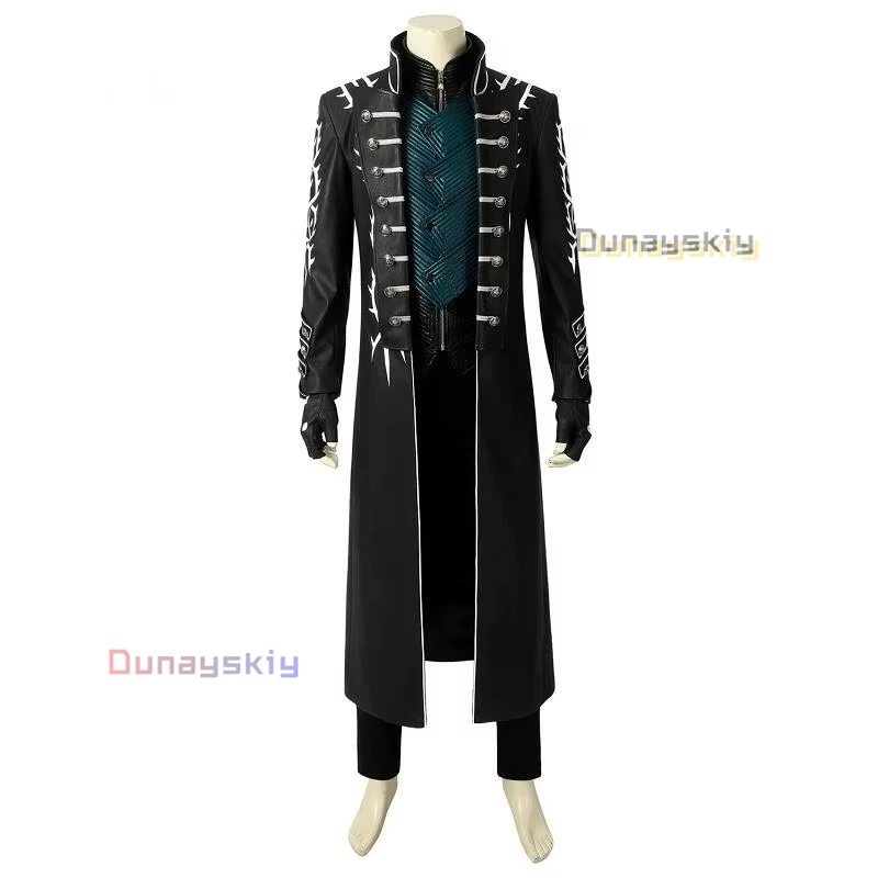 Devil May Cry 5 Adult Woman Disguise Vergil Cosplay Anime Cosplays Women's Costumes Halloween Figures Men's Custumes Customized