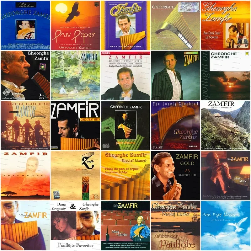 Zanfir Panflute Master Complete Works Music Lossless Digital Ultra Clear MP3 Sound Source Relaxation Light Music U Disk
