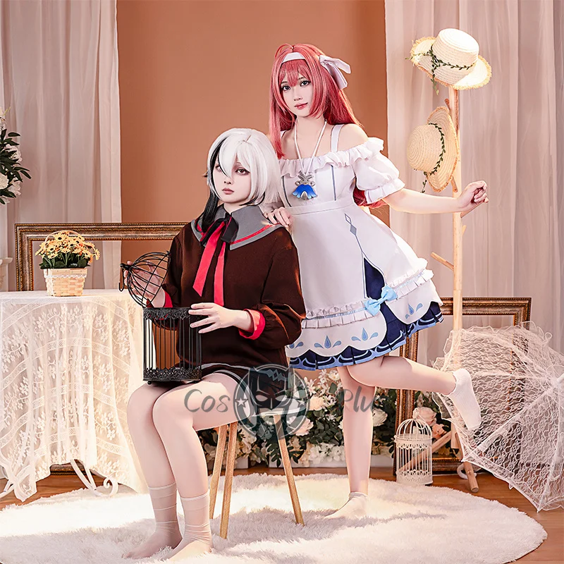 

Игра Genshin Impact Arlecchino, карнавальный костюм, милое платье, наряды, костюм моряка, униформа, Хэллоуин, аниме, маскарадная одежда