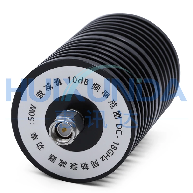 50W-SMA-JK-10dB-18G SMA rotation mother 50W18G fixed attenuator 10dB SMA-JK-18G