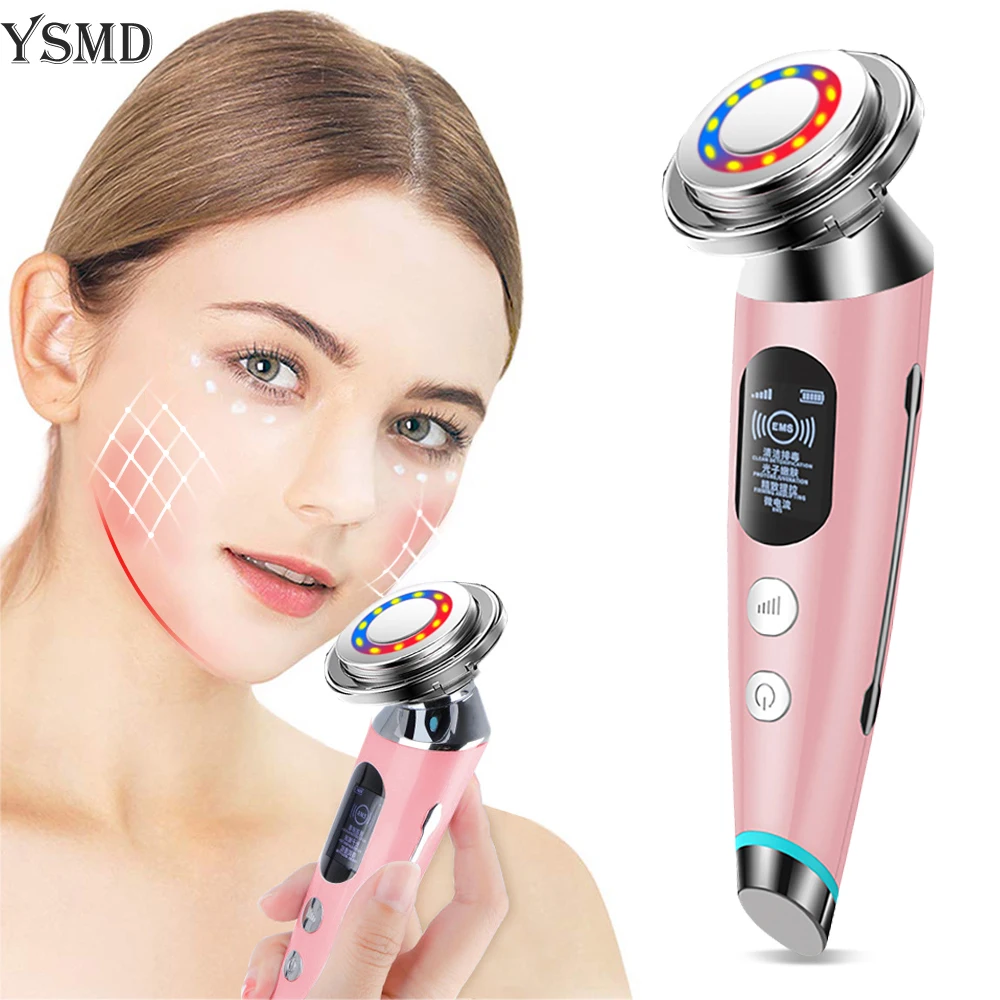 Rf Nâng Sóng Vô Tuyến Mặt Máy Xoa Bóp Các Thiết Bị EMS Microcurrents Nâng Chăm Sóc Da Dán Massage Mặt Làm Đẹp Dụng Cụ Máy