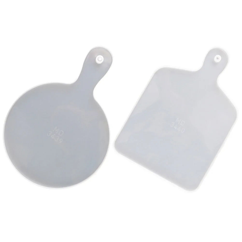

2Pcs Silicone Tray Mold White Flexible DIY Epoxy Casting Molds for Resin Craft Home Decor Storage Dish Making Tool