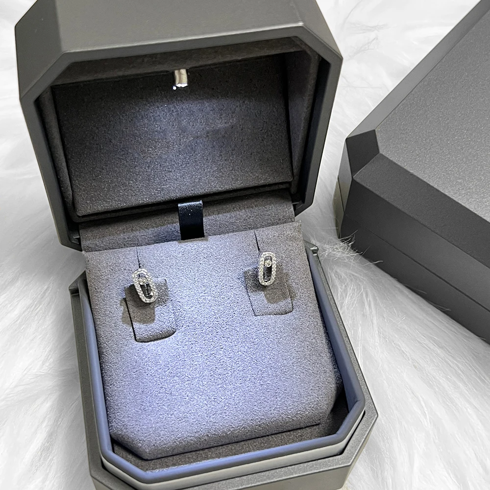 

Стильные и простые серьги-гвоздики из стерлингового серебра 925 пробы с овальным цирконом, элегантные и модные аксессуары для женщин.