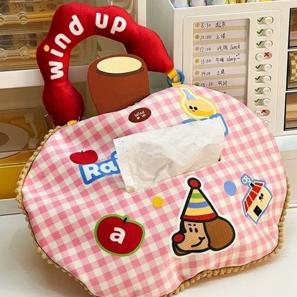 

Design Fabric Face Towel Bag Space Saving Multi-Purpose Bathroom Tissue Box Wall Mount Cute Portable Hanging Storage Bag