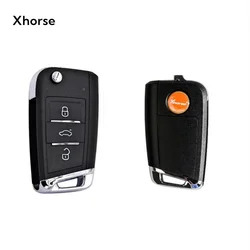1pcs XHORSE XKMQB1EN VVDI2 MQB Wire Universal Remote XKDM05EN Key 3 Buttons for VVDI Key Tool English Version
