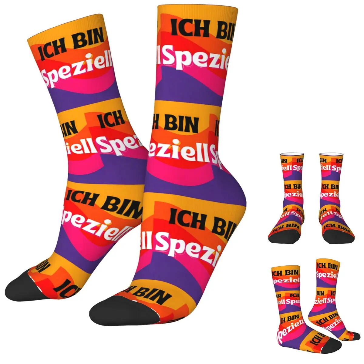 Autumn Winter Retro Men's Women's Paulaner Spezi Socks Germany Soda Drink Sweat Absorbing Crew Socks