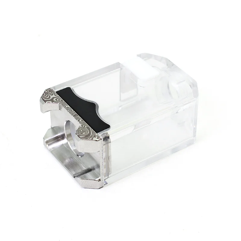 SXK สไตล์ S'Bo โดย Monarchy Boro Tank Bridge 316 SS Clear PCTG ถัง Atomizer ใช้งานร่วมกับ BB Billet กล่อง Boro Mod Aio RBA Vape