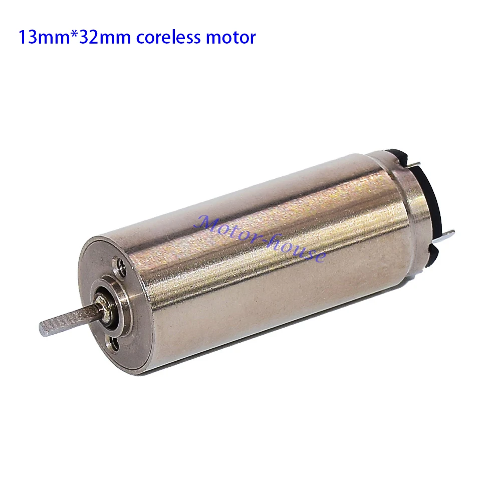 Moteur sans noyau 13mm x 32mm, DC5V ~ 12V 8700RPM, arbre en D à grande vitesse pour peau de soleil, Machine à tatouer rotative, stylo à sourcils