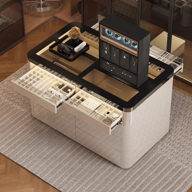 Jewelry Organizer Living Room Cabinets Multipurpose Craft Luxury Floor Cabinet Display Standing Szafki Do Salonu Home Furniture