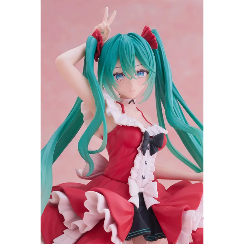 Original Genuine TAiTO Hatsune Miku Lolita Fashion PVC Action Anime Figure Collectible Model Dolls Statuette Toy Ornament Gift