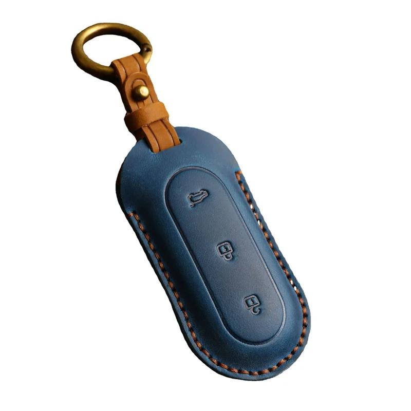 Car Key Cover Case Keyring Protective Bag for Leading Ideal One Li Auto L9 Fob Protector Keychain Accessories Car-Styling Holder