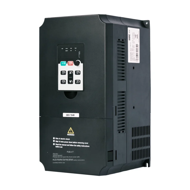 

Wolfpower Heavy Duty 380V Vector Inverter for Motors, Pumps & Fans – 0.75KW to 22KW, Direct Torque Control, Adjustable Voltage