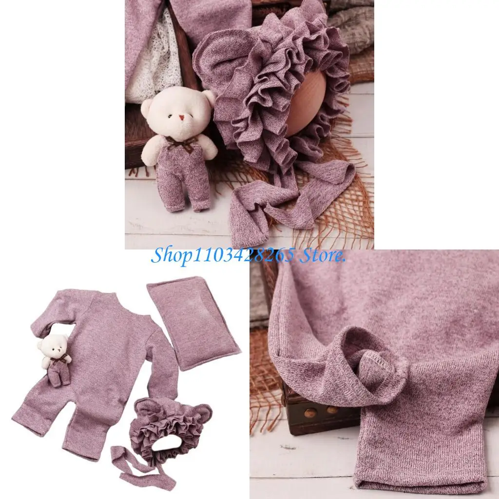 

Фотография для новорожденных с ушами и комбинезонами для новорожденных детских медведей набор костюмов с компонентом и набор