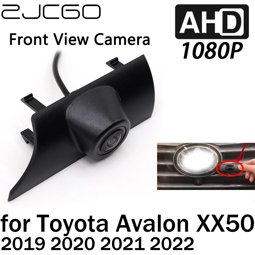 

ZJCGO Car Front View LOGO Parking Camera AHD 1080P Night Vision for Toyota Avalon XX50 2019 2020 2021 2022