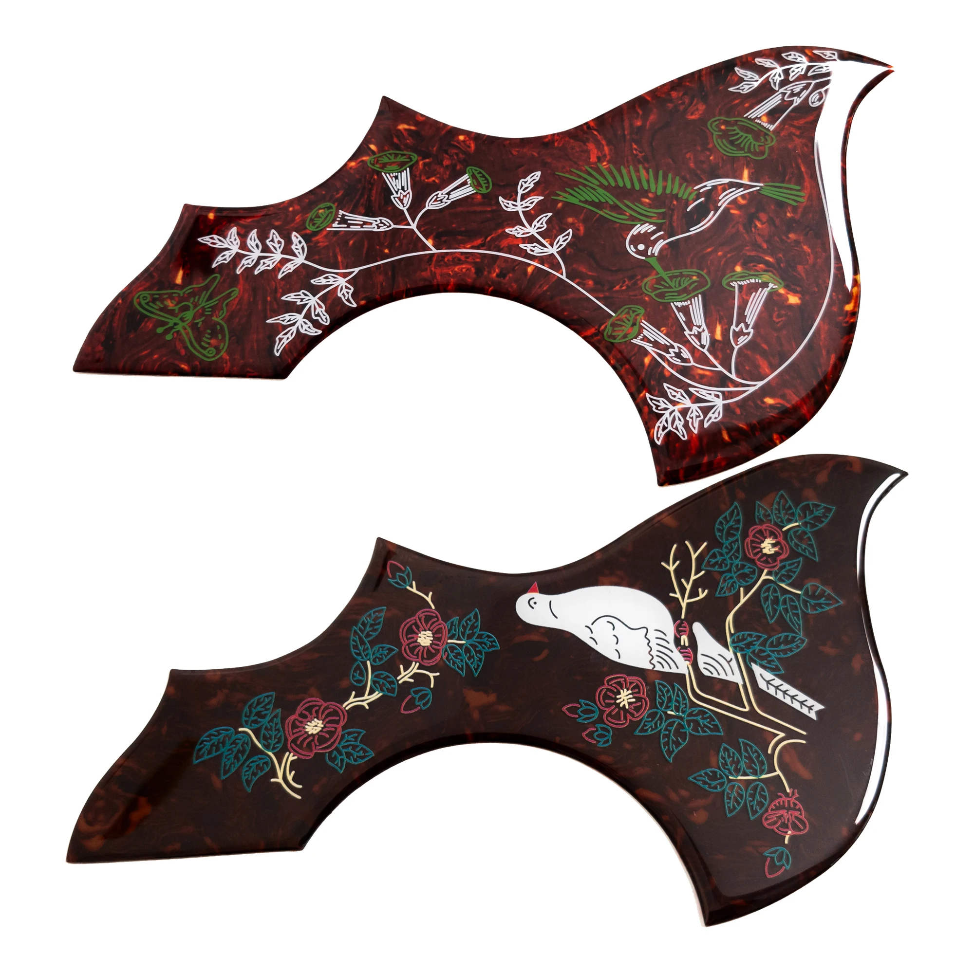 

Acoustic Guitar Pickguard Dove Self-adhesive Hummingbird Scratch Plate Thick 2 MM Universal Fit for 38" To 41" or Similar Guitar