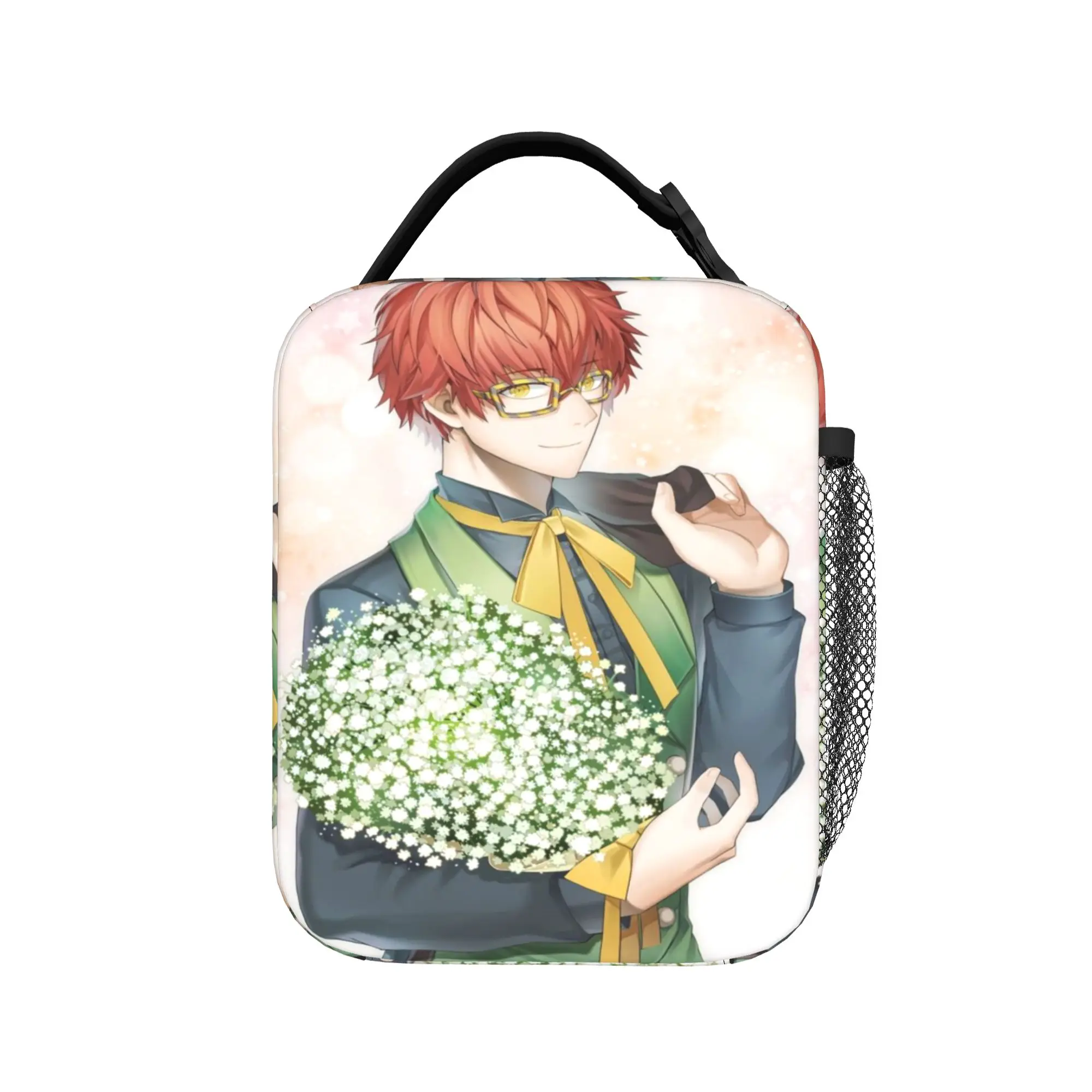 Game Mystic Messenger Seven 707 Lunch Bag  Travel Lunch Box For Women Funny Designer Thermal Portable Insulated Cooler Bag