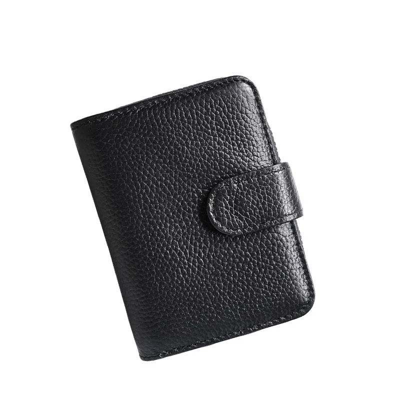 

Keychain Wallet Multifunctional Car Key Case Men's First Layer Cowhide Door Key Case Document Card Case Leather Wallet