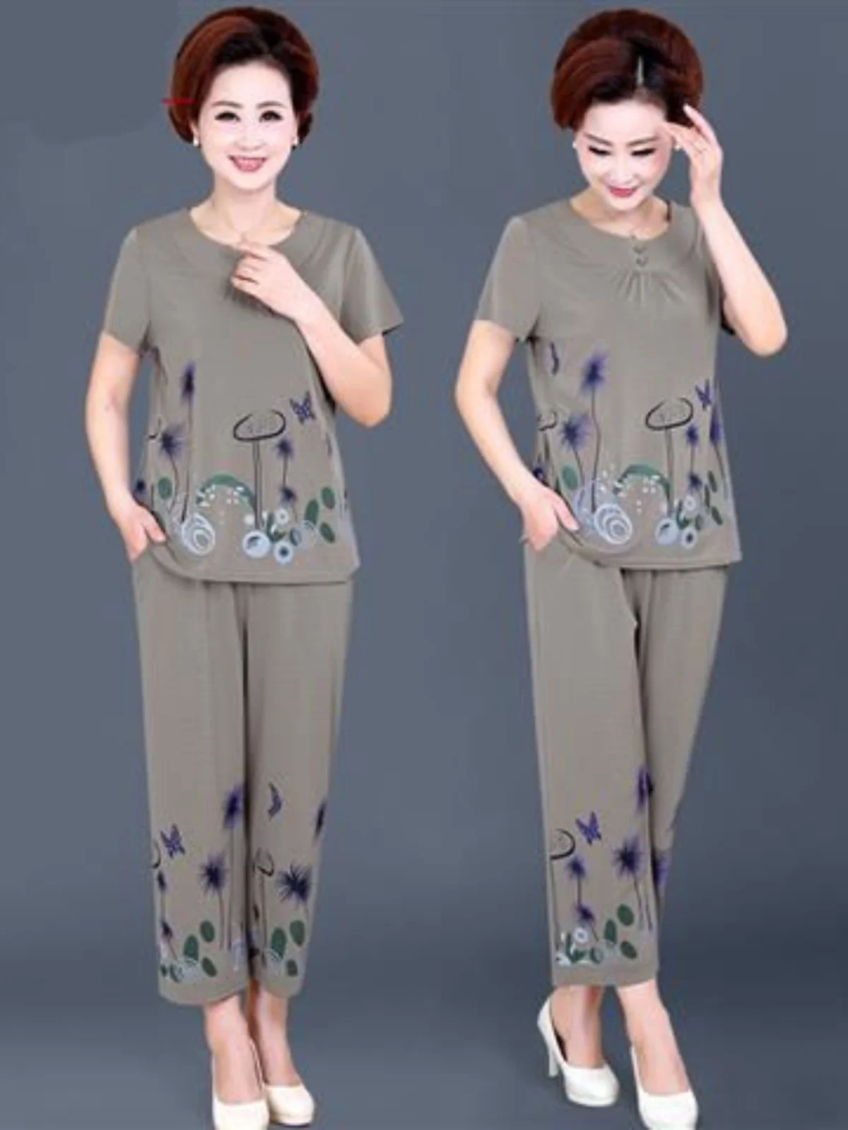 ele-summer-outfit-for-older-women-ort-sve-two-piece-set-with-ket-square-faionable-mommy-clothes-casual-floral