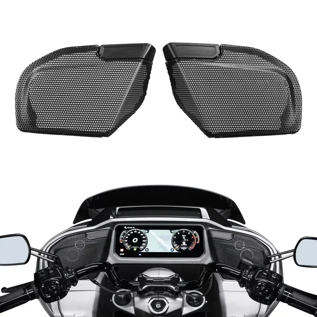 Przednia owiewka motocykla głośnik kratka osłony siatkowe dla Harley CVO Road Glide 2023-2024 Road Glide FLTRX 2024
