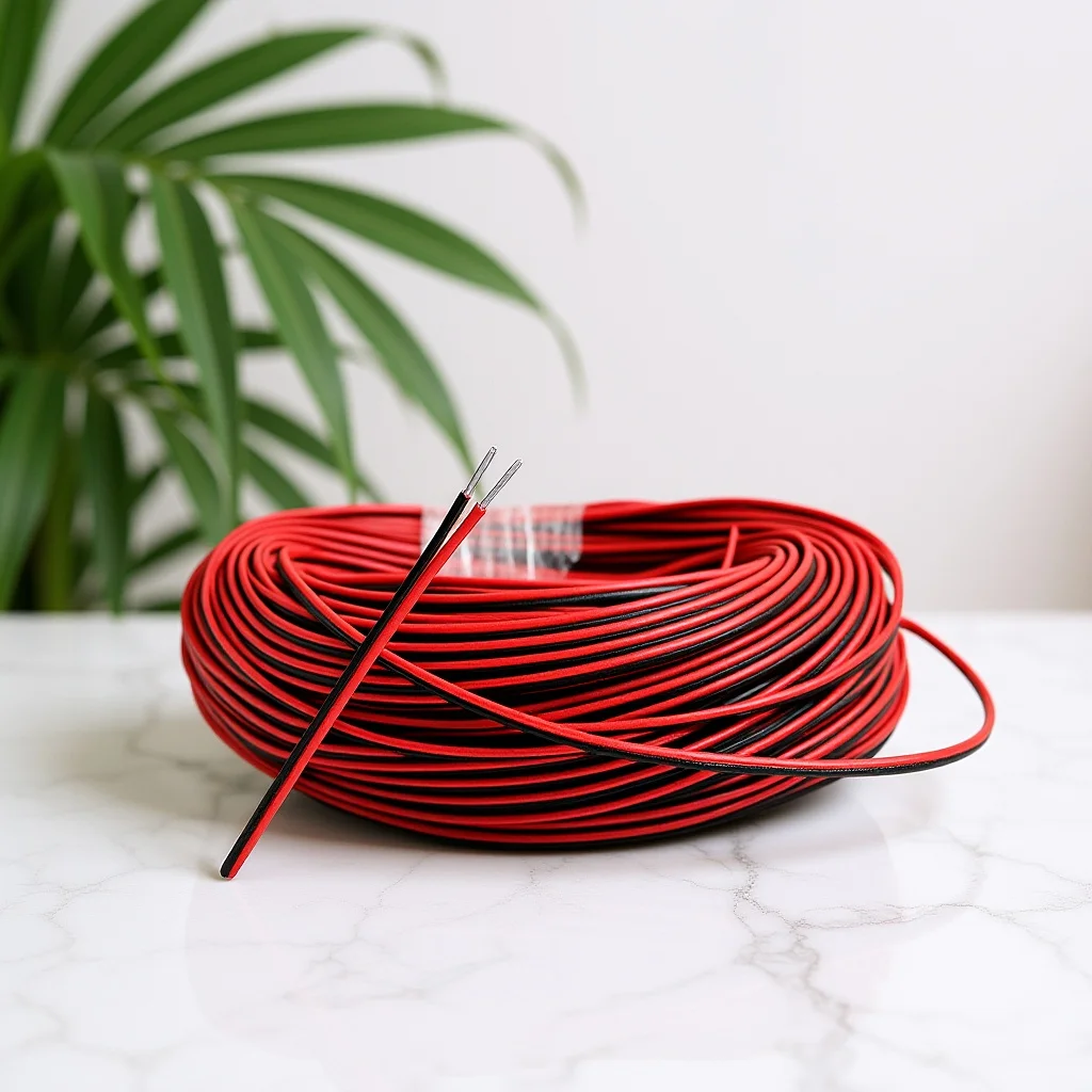 

1Pcs 20M Copper Cable Professional Grade Tinned Copper Wire for Stable Audio Signal Transfer Speaker Cord Flexible