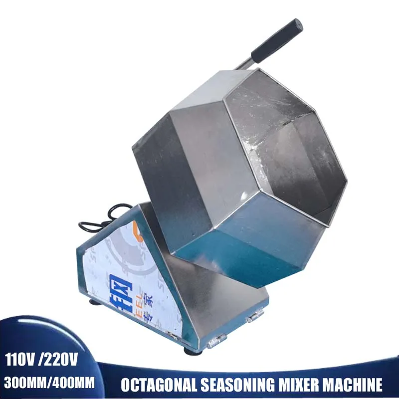 

Octagonal Mixer Stainless Steel Seasoning Bucket Multifunctional Commercial Food And Feed Mixer Automatic Sugar Hanging Machine