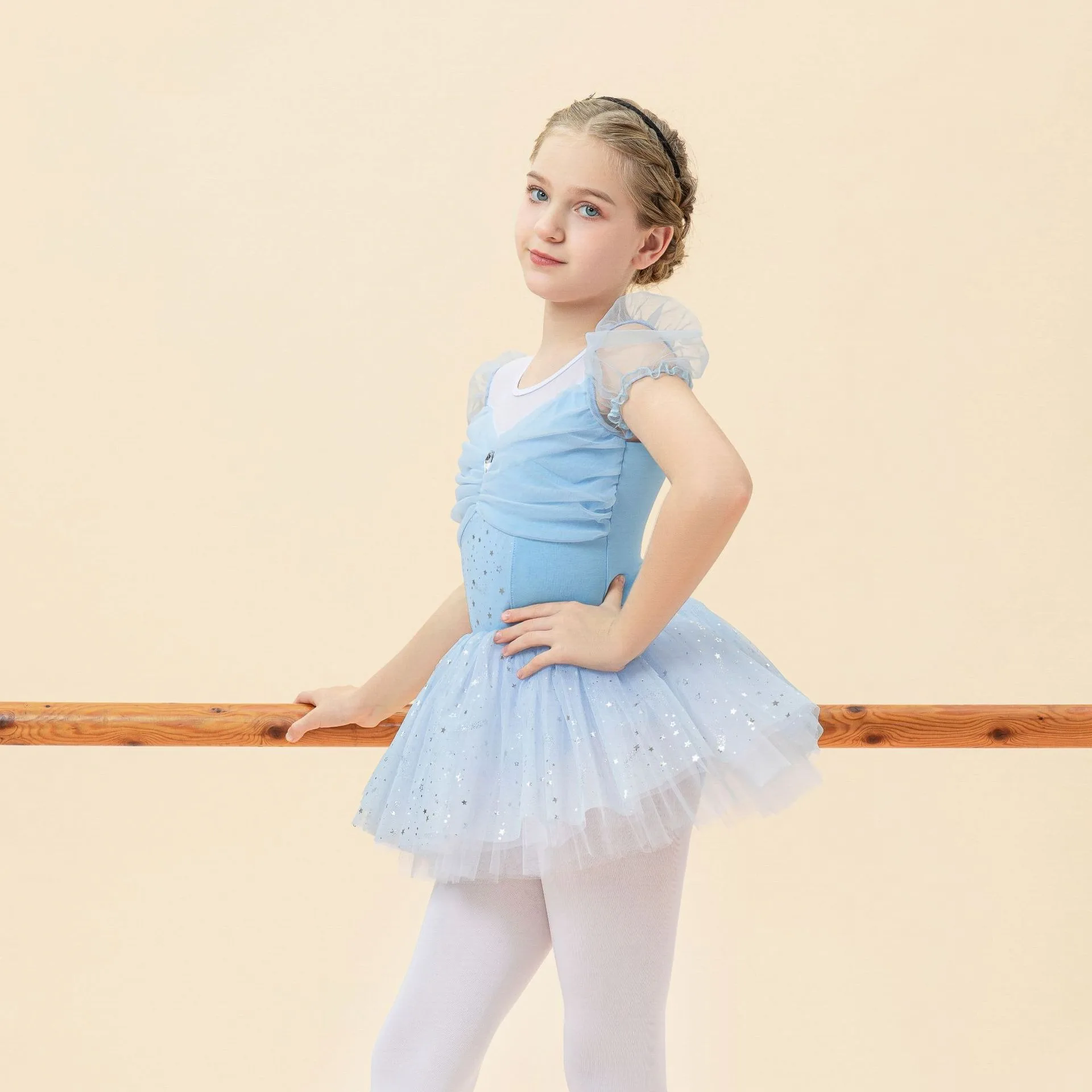 Costume da ballo - Set completo da ballo per bambini in stile principessa - Abbigliamento per balletto e body performance per bambini